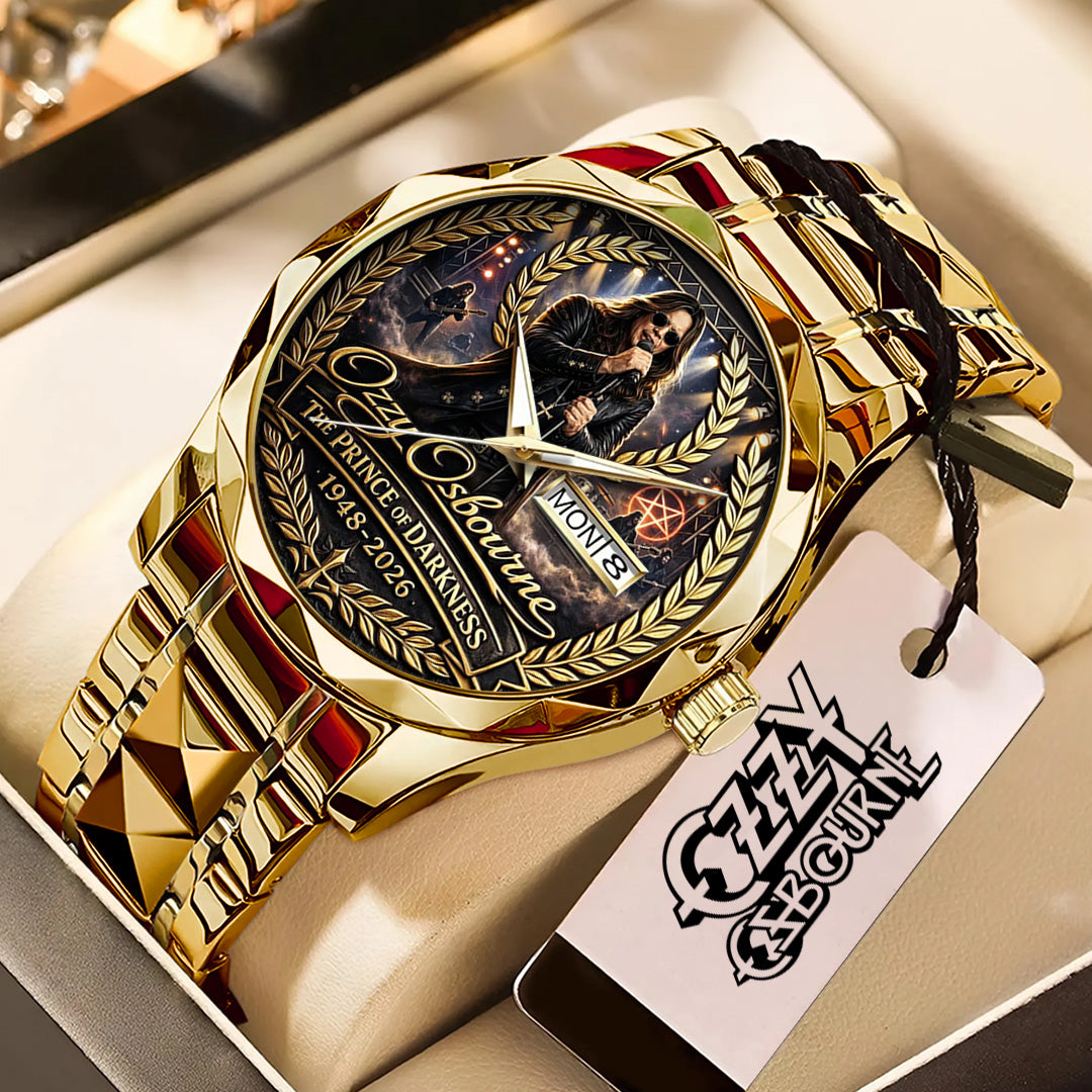 Ozzy Osbourne Alloy Luxury Quartz Watch – TANTN20715
