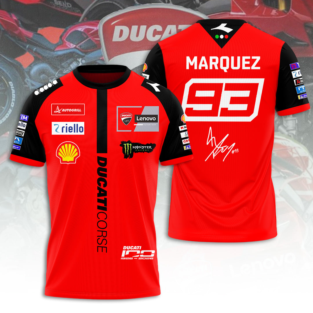 Ducati Lenovo Team x Marc Márquez 2026 3D Apparel – TANTN20743