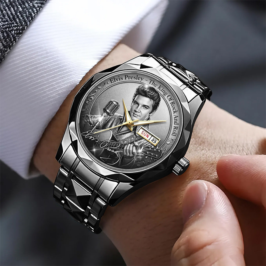 Elvis Presley Alloy Luxury Quartz Watch – TANTN20767