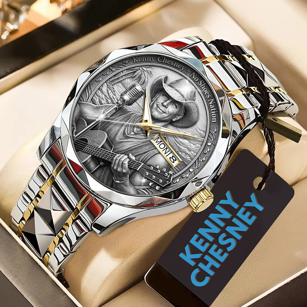 Kenny Chesney Alloy Luxury Quartz Watch – TANTN20769
