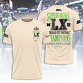Seattle Seahawks 2025 Super Bowl LX Champions 3D Apparel – TANTN20986