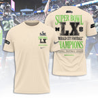 Seattle Seahawks 2025 Super Bowl LX Champions 3D Apparel – TANTN20986