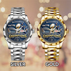 Seattle Seahawks 2025 Super Bowl LX Champions Alloy Luxury Quartz Watch – TANTN21017