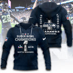 Seattle Seahawks 2025 Super Bowl LX Champions 3D Apparel – TANTN21021