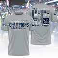 Seattle Seahawks 2025 Super Bowl LX Champions 3D Apparel – TANTN21049