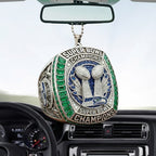 Seattle Seahawks 2025 Super Bowl LX Champions Custom shape 2-sided Acrylic Car Ornament – TANTN21095