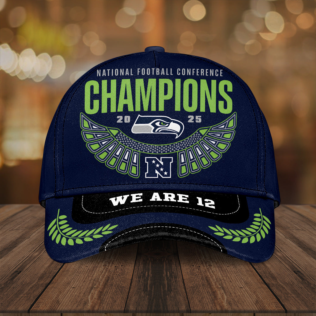 Seattle Seahawks 2025 Super Bowl LX Champions Classic Cap – TANTN21224