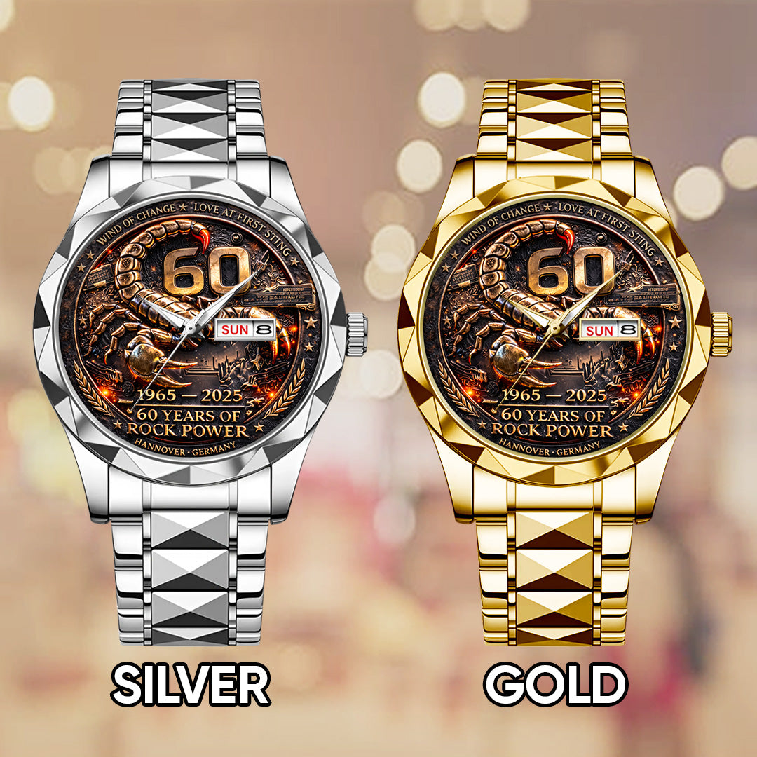 Scorpions 60th Anniversary Alloy Luxury Quartz Watch – TANTN21290