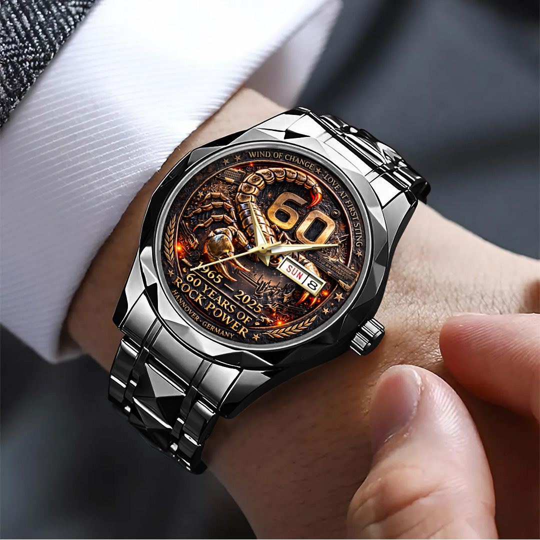 Scorpions 60th Anniversary Alloy Luxury Quartz Watch – TANTN21290