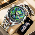 Seattle Seahawks 2025 Super Bowl LX Champions Alloy Luxury Quartz Watch – TANTN21339