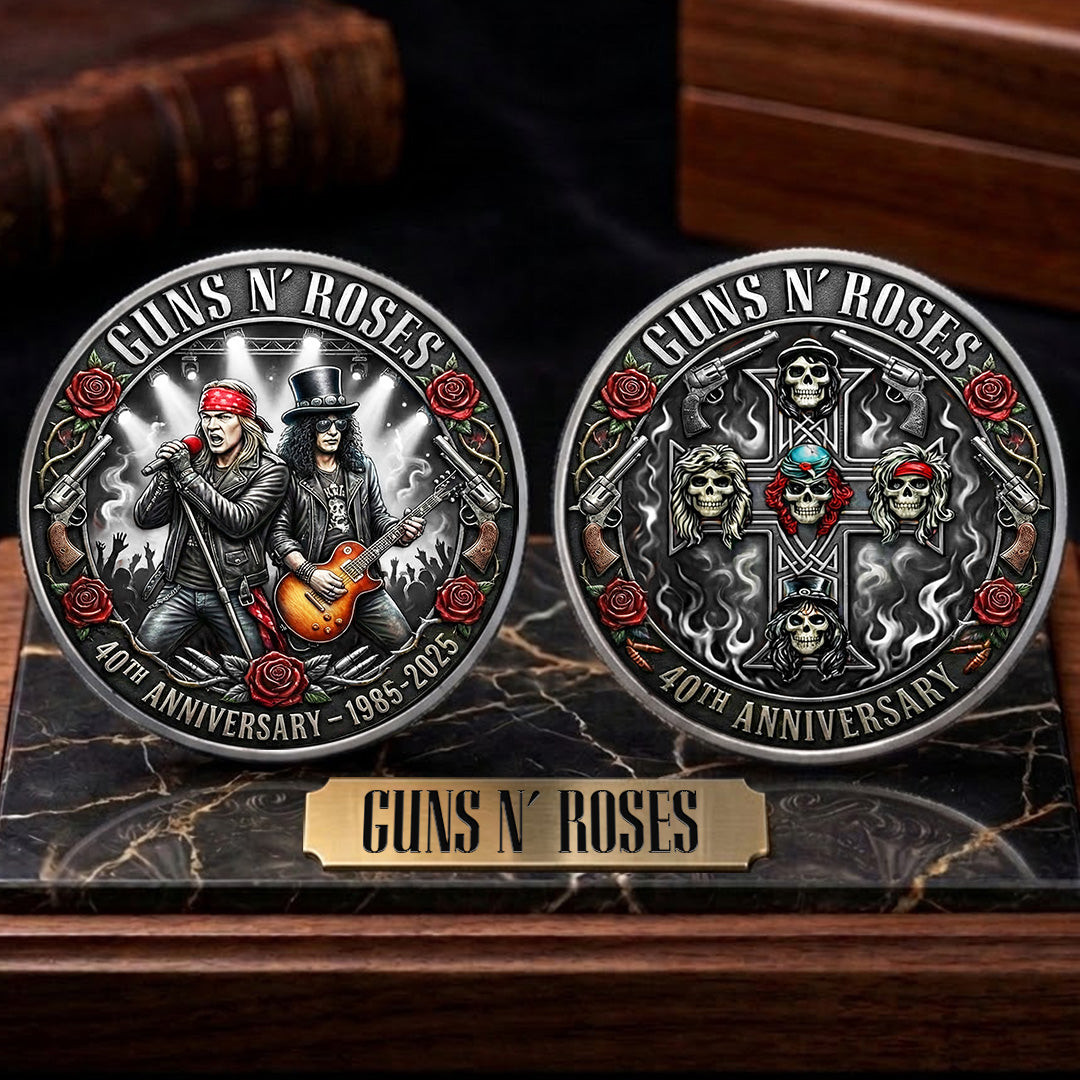 Guns N' Roses 40th Anniversary Commemorative Coin – TANTN21547