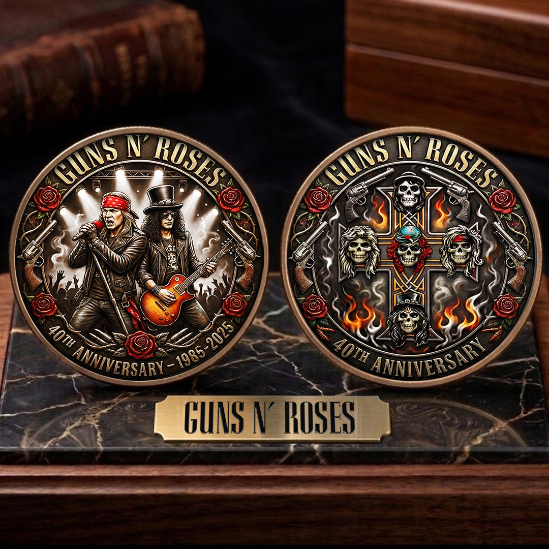 Guns N' Roses 40th Anniversary Commemorative Coin – TANTN21547