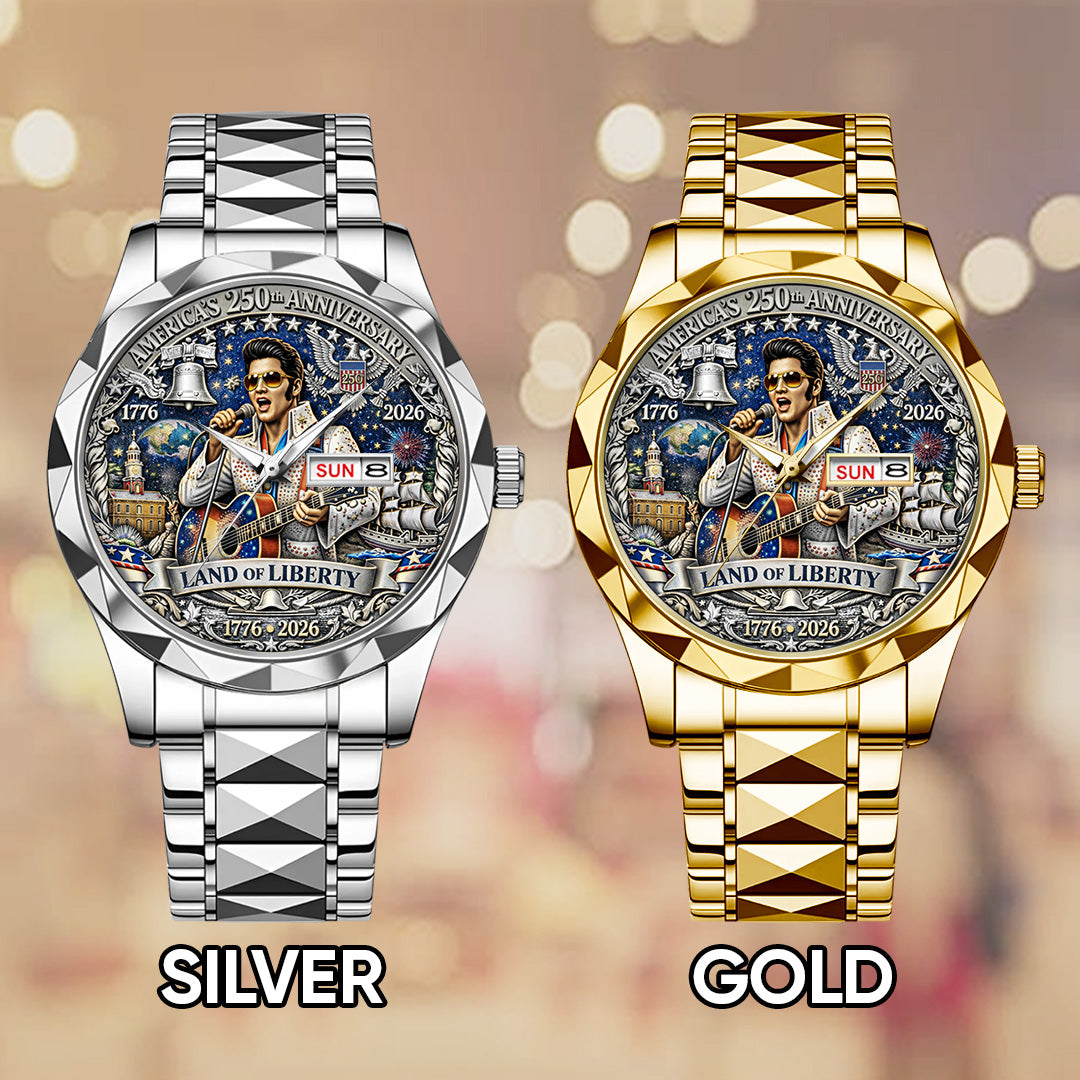 America250 x Elvis Presley Alloy Luxury Quartz Watch – TANTN21745