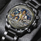 America250 x Elvis Presley Black Stainless Steel Watch – TANTN21746