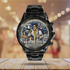 America250 x Elvis Presley Black Stainless Steel Watch – TANTN21746