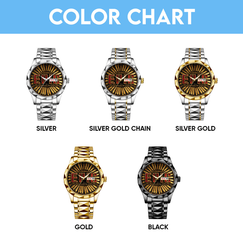 Elvis Presley Alloy Luxury Quartz Watch – TANTN21803