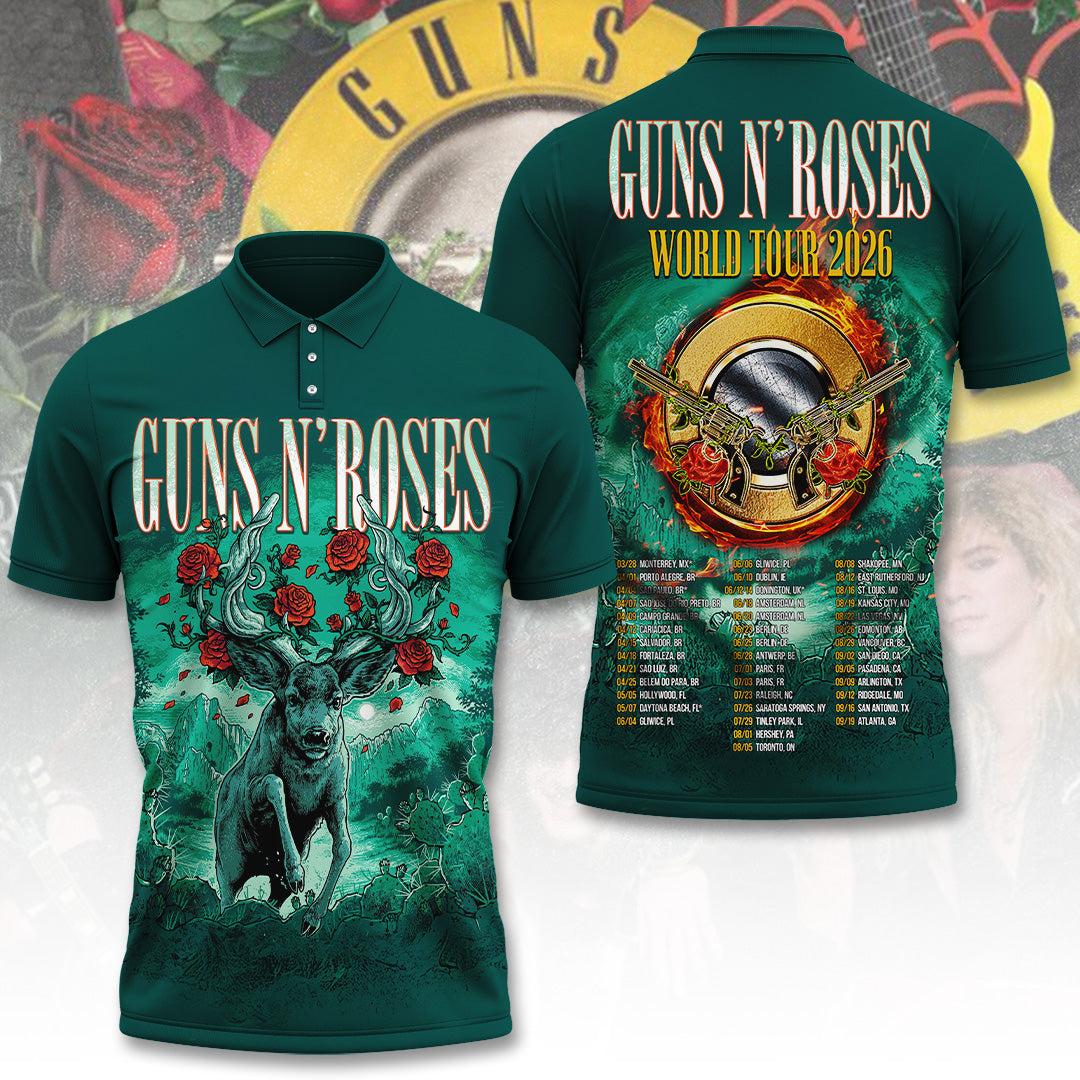 Guns N' Roses Tour 2026 3D Apparel – TANTN21980