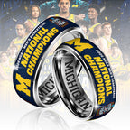 Michigan Wolverines 2026 Men's Basketball National Champions Custom Alloy Ring – TANTN22142