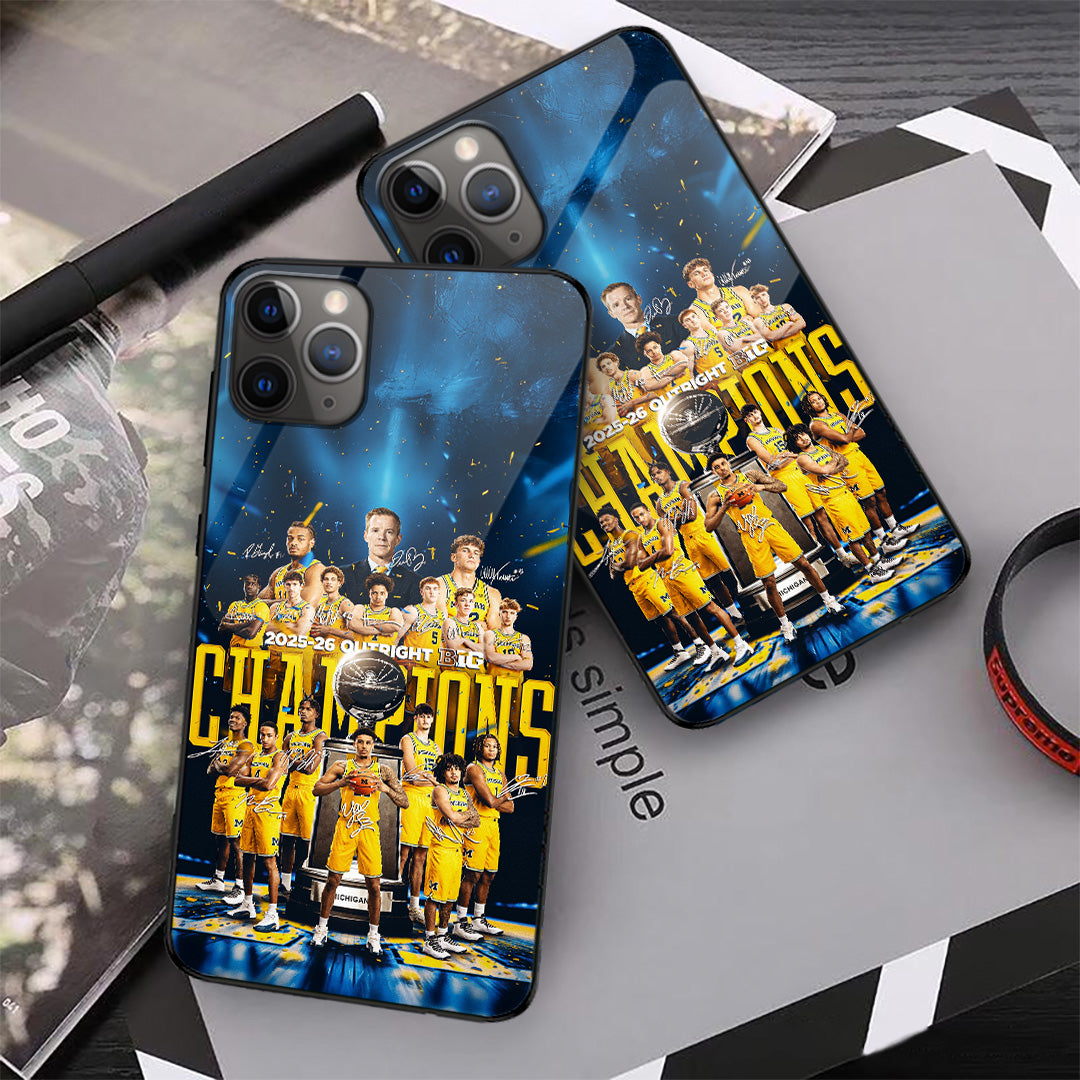 Michigan Wolverines 2026 Men's Basketball National Champions Phone Case – TANTN22151