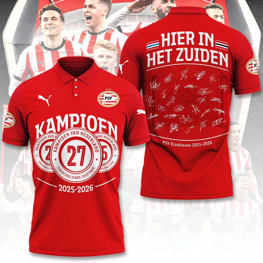 PSV Eindhoven Champions 2026 3D Apparel – TANTN22176