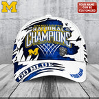 Personalized Michigan Wolverines 2026 Men's Basketball National Champions Classic Cap – TANTN22181