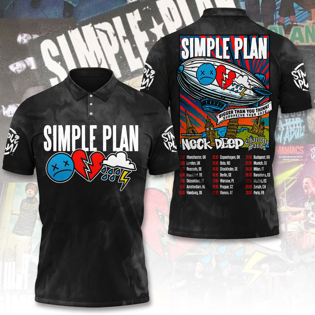 Simple Plan Tour 2026 3D Apparel – TANTN22556
