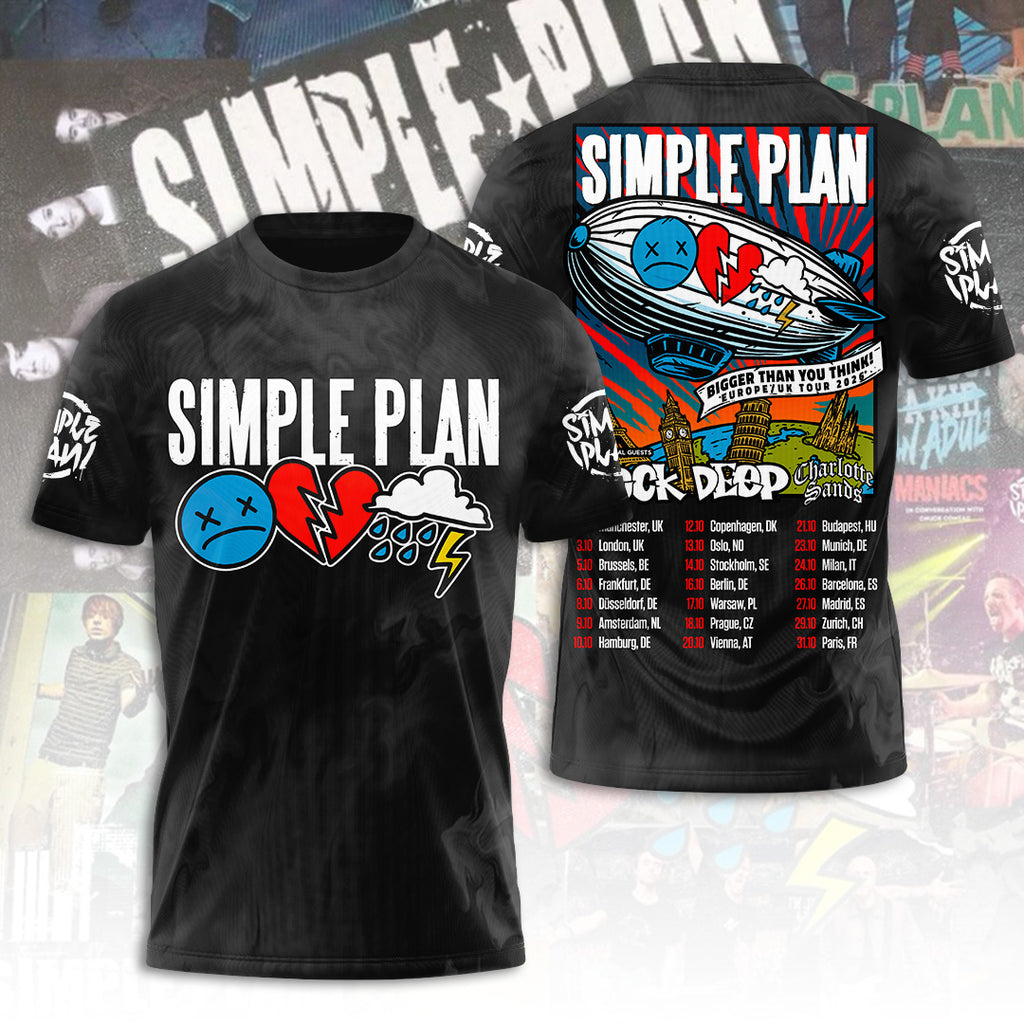 Simple Plan Tour 2026 3D Apparel – TANTN22556