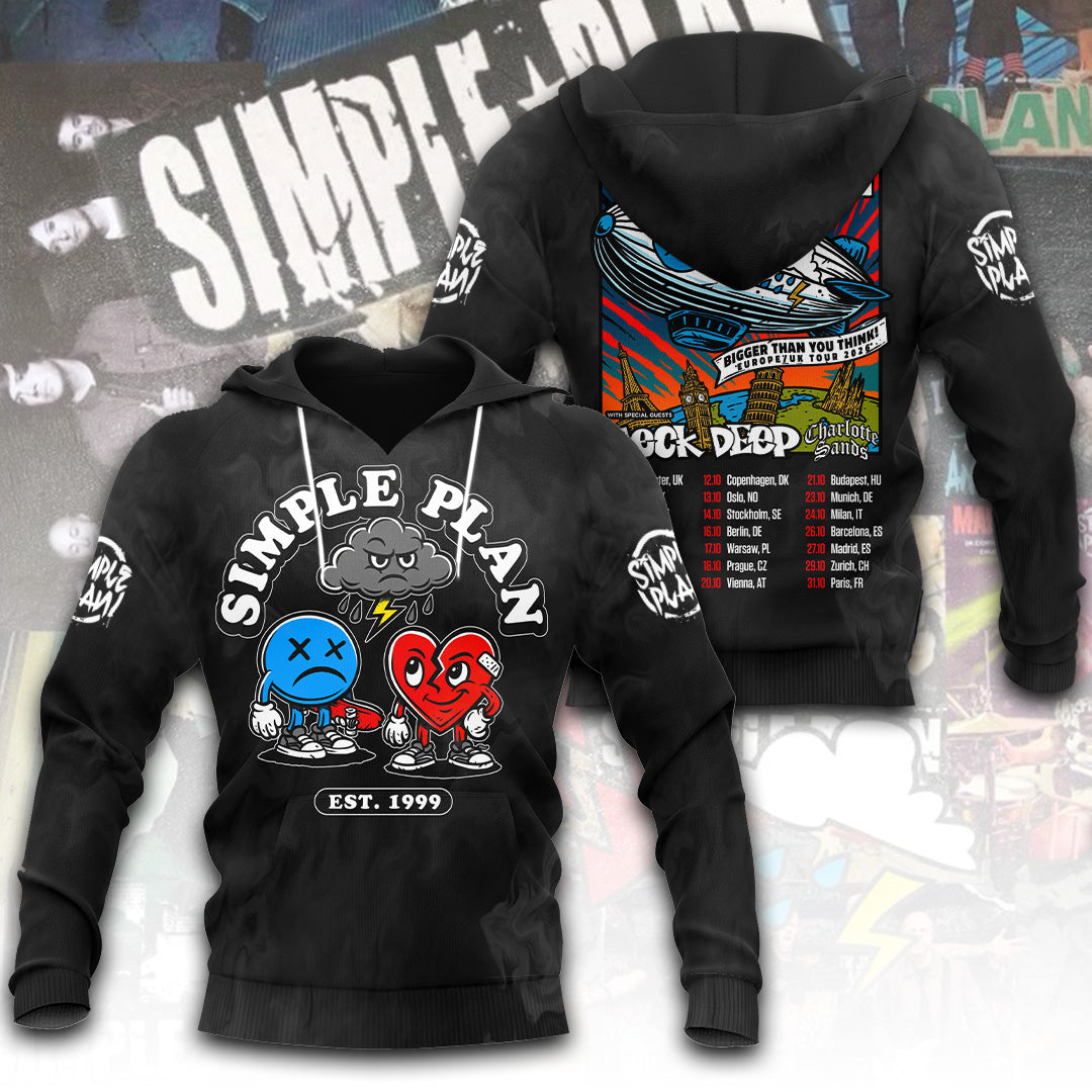 Simple Plan Tour 2026 3D Apparel – TANTN22599