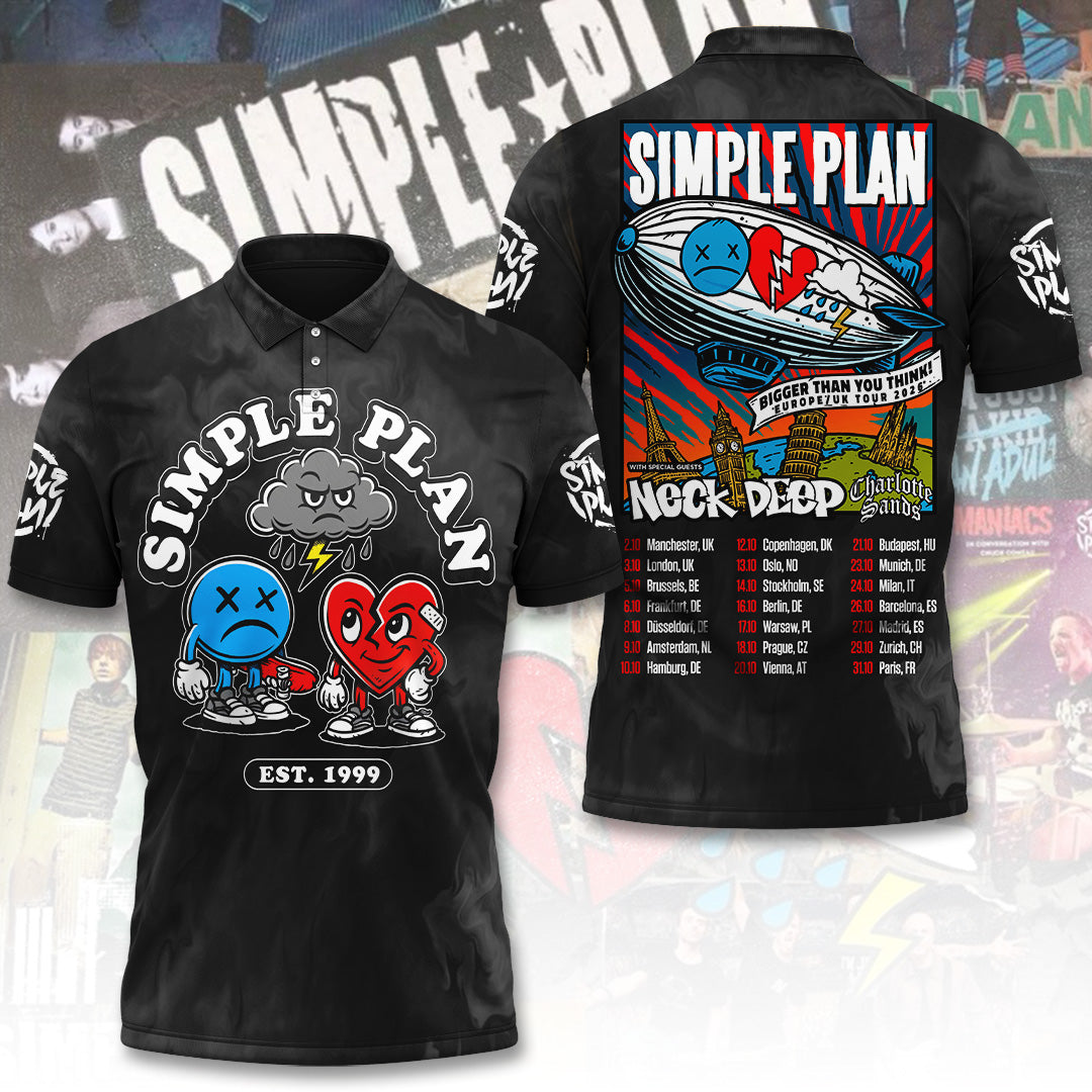 Simple Plan Tour 2026 3D Apparel – TANTN22599