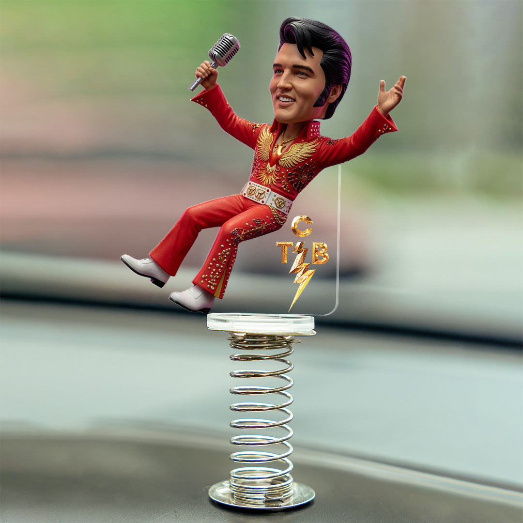 Elvis Presley Custom Shape Spring Acrylic Standee – TANTN22775