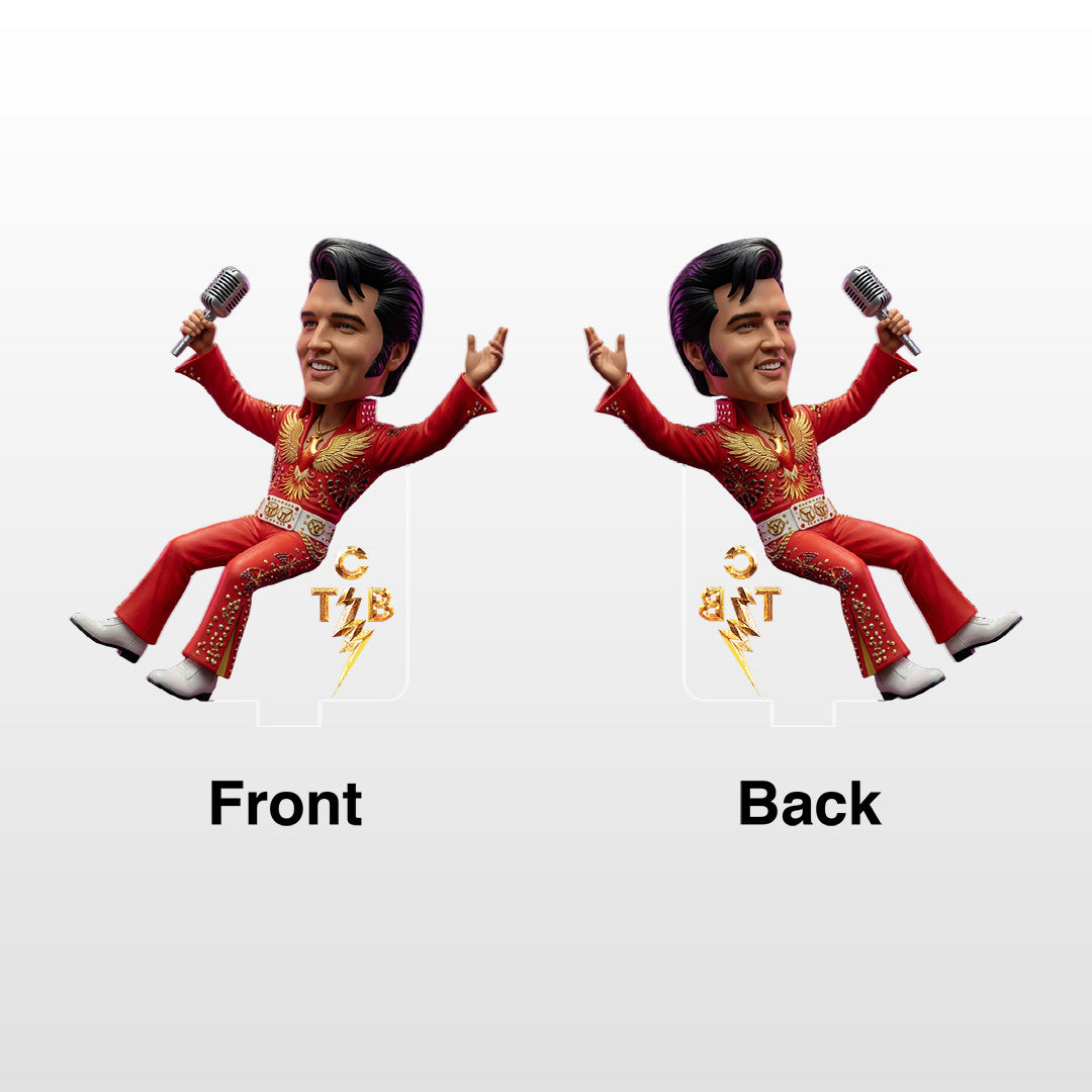 Elvis Presley Custom Shape Spring Acrylic Standee – TANTN22775