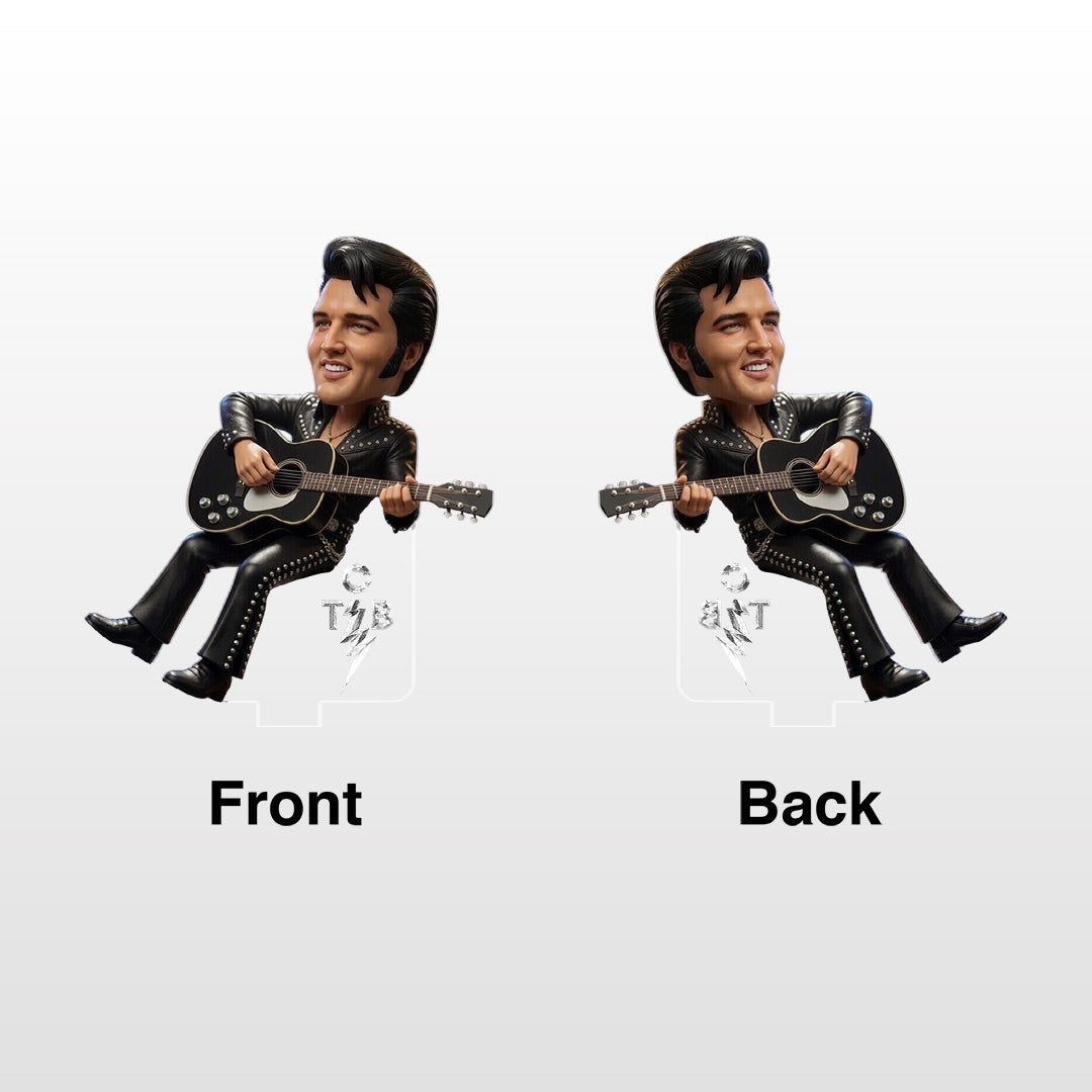 Elvis Presley Custom Shape Spring Acrylic Standee – TANTN22776