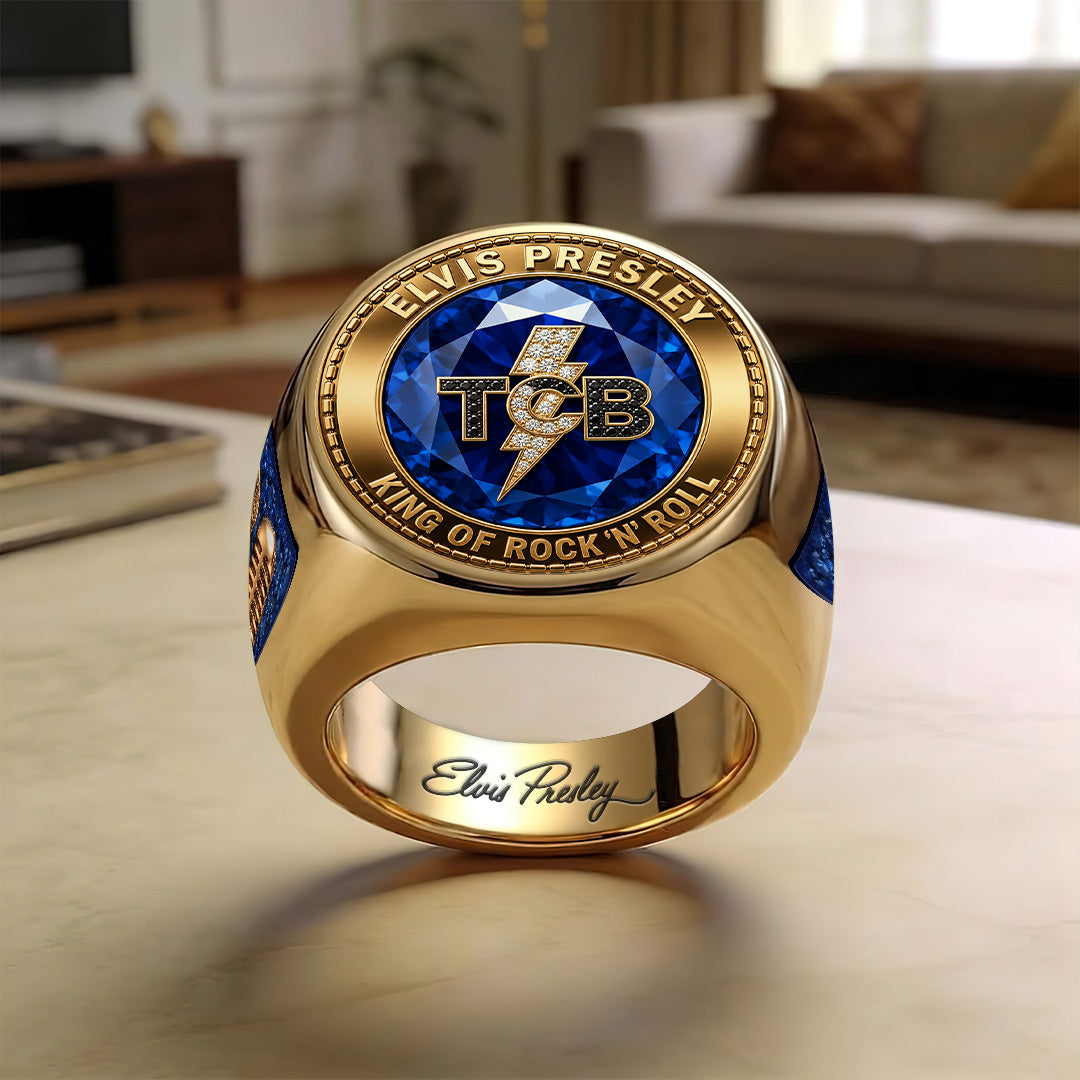 Elvis Presley 3D Engraved Ring – TANTN22813