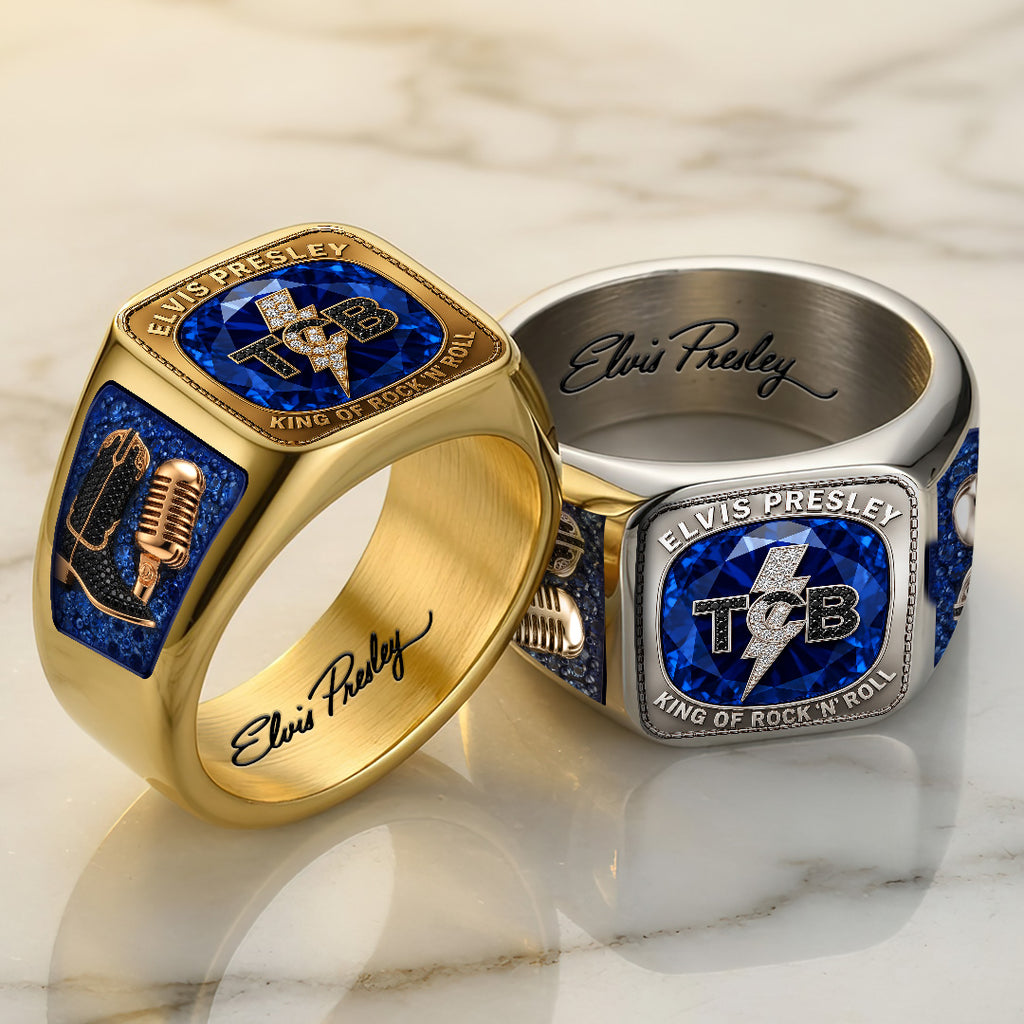 Elvis Presley 3D Engraved Ring – TANTN22813