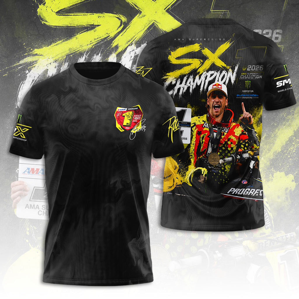 Ken Roczen 450SX Champion 2026 3D Apparel – TANTN22840