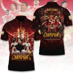 Arsenal FC Premier League Champions 25/26 3D Apparel – TANTN23031