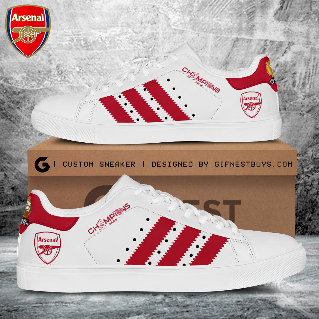 Arsenal FC Premier League Champions 25/26 Custom SS Shoes – TANTN23073