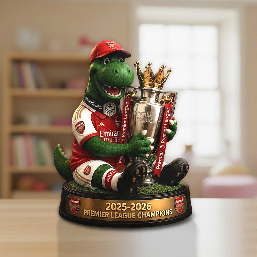Arsenal FC Premier League Champions 25/26 Custom Shape Acrylic Plaque – TANTN23120