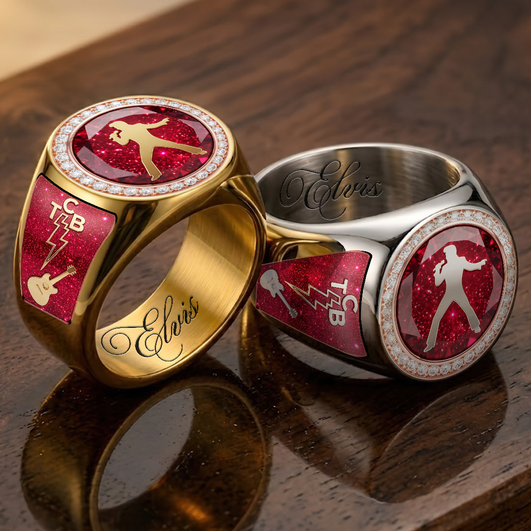 Elvis Presley 3D Engraved Ring – TANTN23172