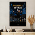 Manchester City x Pep Guardiola Rectangle Canvas With Inner Frame – TANTN23180