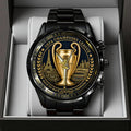 Paris Saint-Germain Champions of Europe 25/26 Black Stainless Steel Watch – TANTN23300