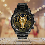 Paris Saint-Germain Champions of Europe 25/26 Black Stainless Steel Watch – TANTN23300
