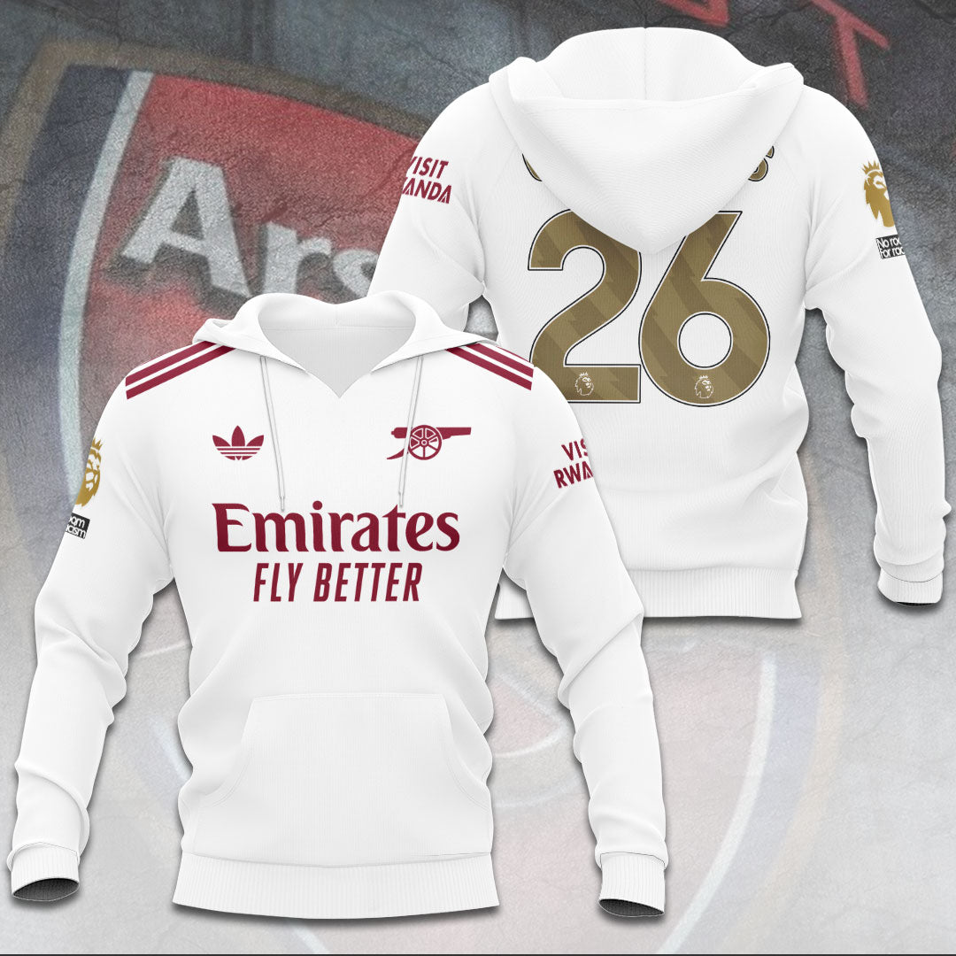 Arsenal FC Premier League Champions 25/26 3D Apparel – TANTN23365