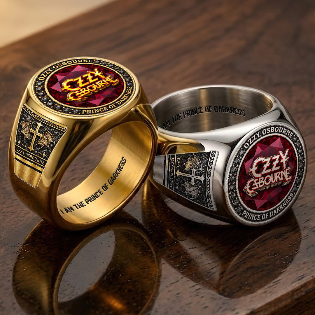 Ozzy Osbourne 3D Engraved Ring – TANTN23403