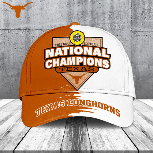 Texas Longhorns NCAA Women's Softball Champions 2026 Classic Cap – TANTN23435
