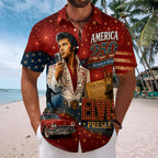 Elvis Presley x America250 Short Sleeve Button-Down Shirt – TANTN23533
