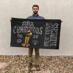 New York Knicks NBA Finals Champions 2026 3D Double-side House Flag – TANTN23623