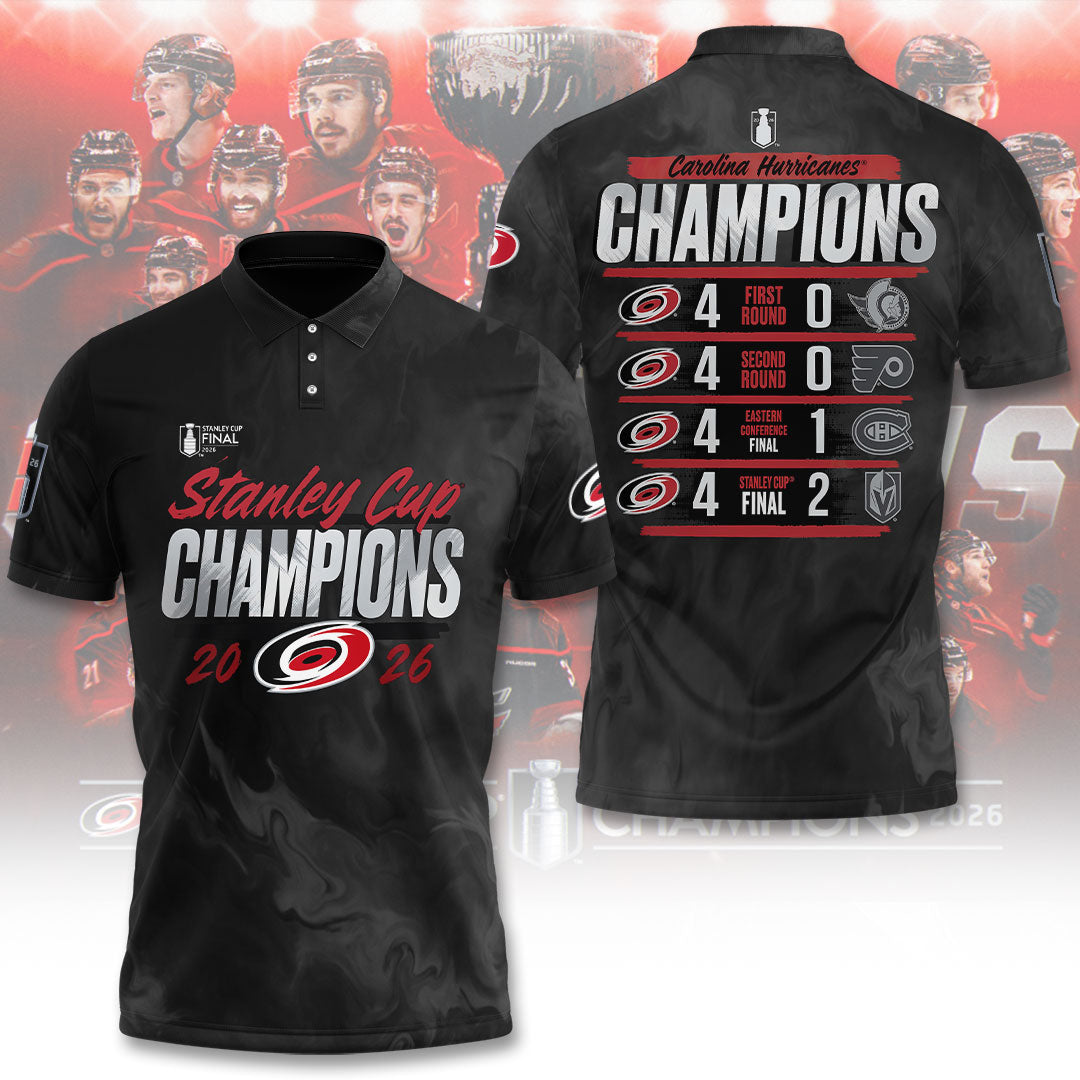 Carolina Hurricanes Stanley Cup Champions 2026 3D Apparel – TANTN23659