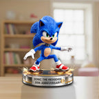 Sonic the Hedgehog 35th Anniversary Custom Shape Acrylic Plaque – TANTN23981