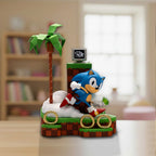 Sonic the Hedgehog 35th Anniversary Custom Shape Acrylic Plaque – TANTN23983
